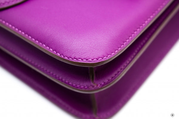 HERMES Hermes Constance 24  Anemone / CKP9 Evercolor 24 Shoulder Bags  | Italystation.com - Shop Now at italystation.com