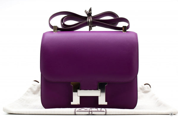 HERMES Hermes Constance 24  Anemone / CKP9 Evercolor 24 Shoulder Bags  | Italystation.com - Shop Now at italystation.com