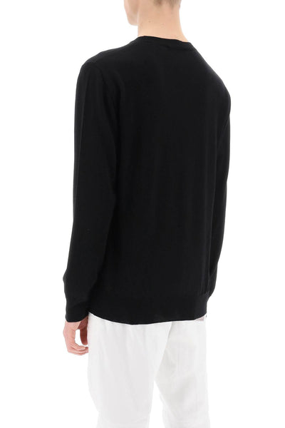 Dsquared2 textured logo sweater S74HA1431 S18459 BLACK WHITE