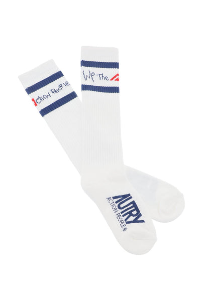 Autry socks with logo SOIU42AP ACT PRT