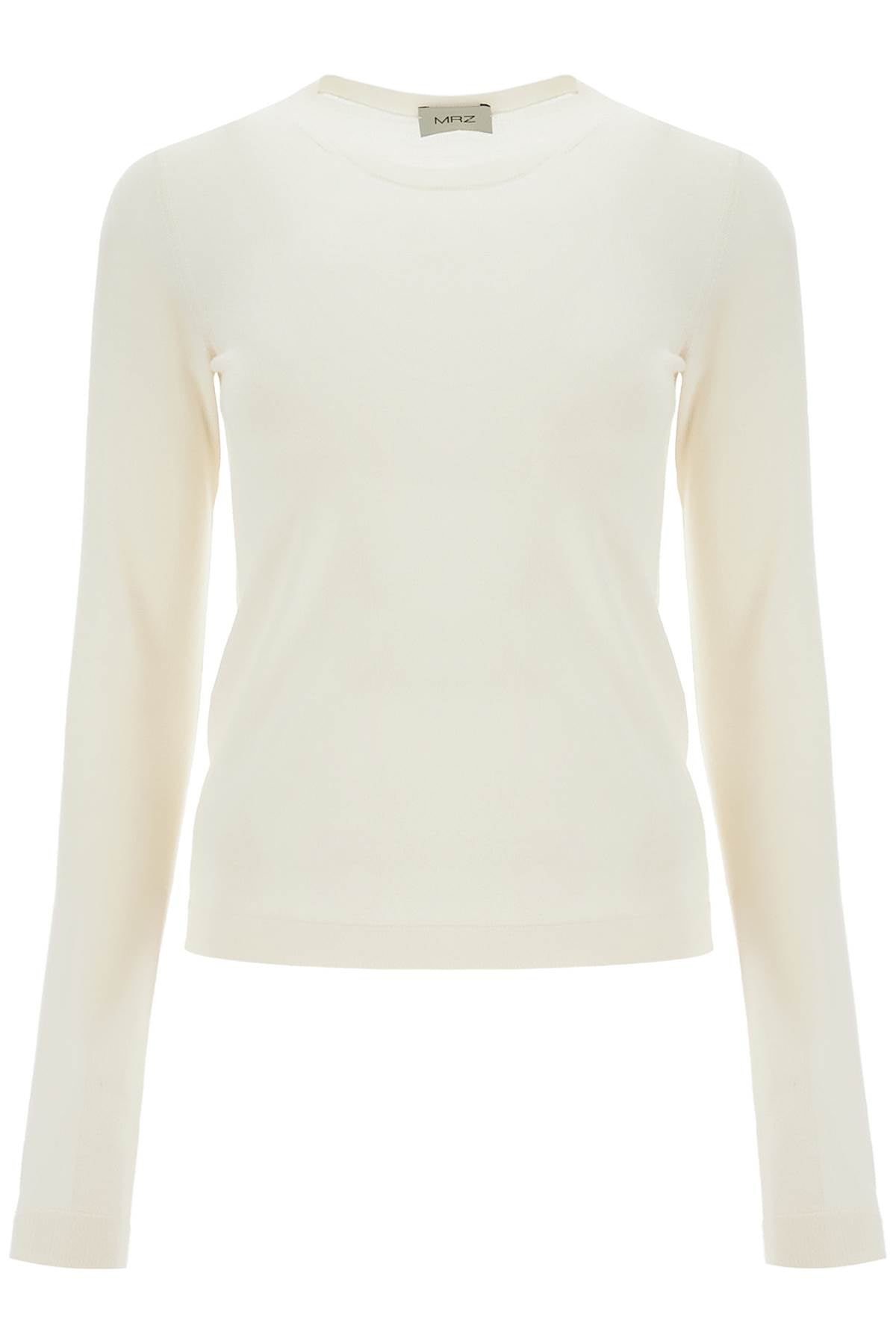 'cashmere and silk blend sweater 0056 BIANCO