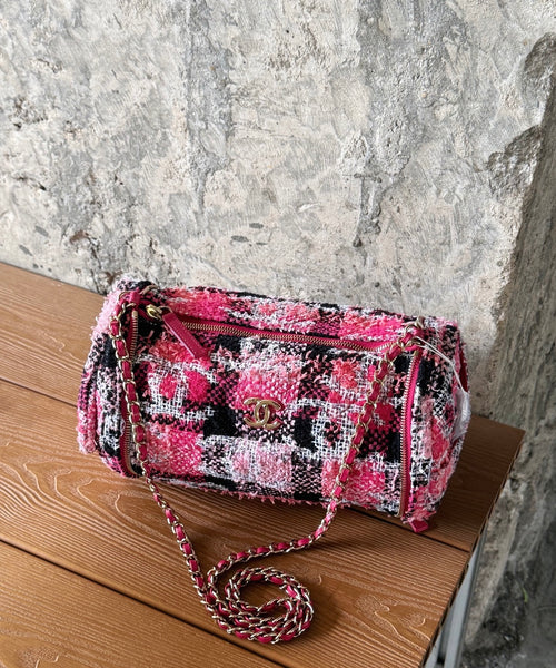 Chanel 22M coco beach papillon bag pink