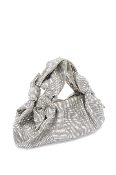 handbag with rhinestones 02PSBG009FC 02109 BEIGE CRYSTAL