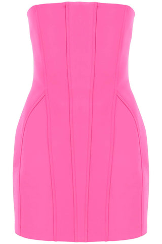 structured mini dress with a 02PSDR342 02109 HOT PINK