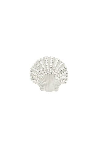 "single seashell earring with 03FWAC010C 03383 SILVER