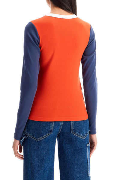 long-sleeved betsy t 05028 BLEU / BLANC / ROUGE