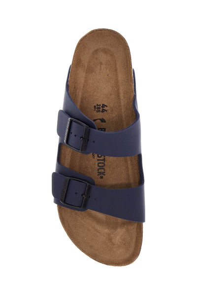 dark blue arizona sandals in birkoflor with cork sole 051753 BLUE