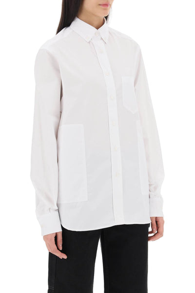 william poplin shirt 06525 WHITE