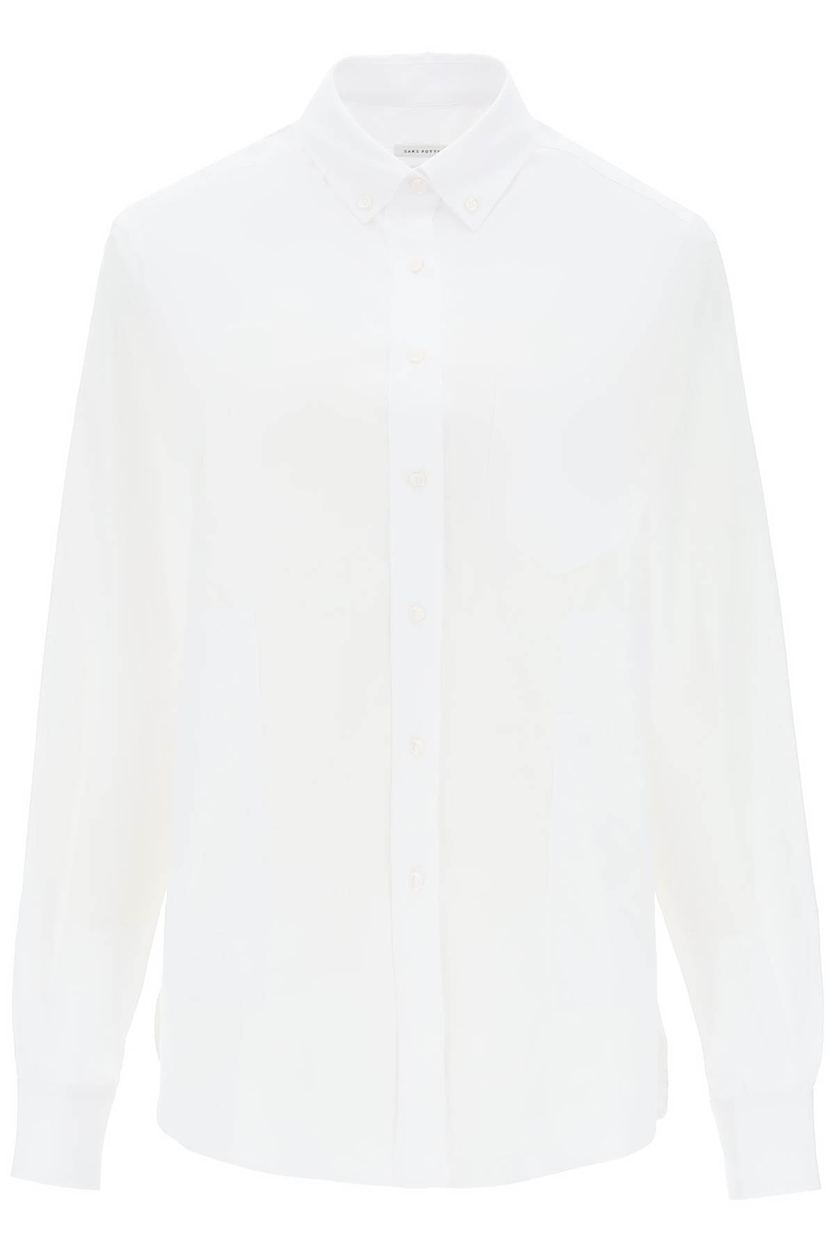 william poplin shirt 06525 WHITE