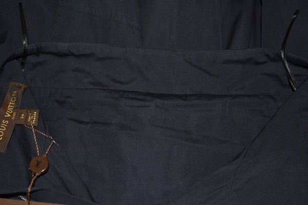 Louis Vuitton Navy Balloon Skirt Size 34