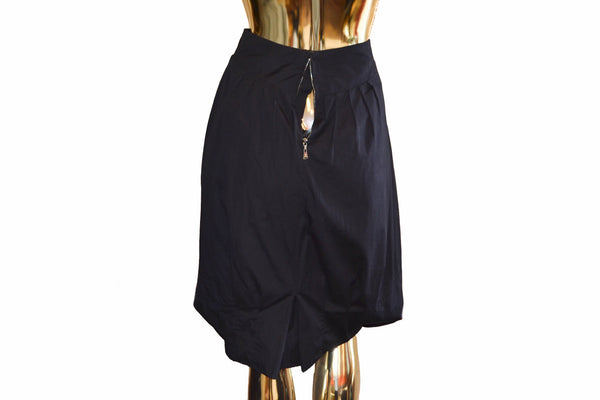 Louis Vuitton Navy Balloon Skirt Size 34