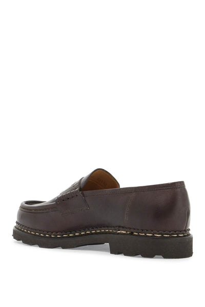 leather reims penny loafers 099413 MARRON LIS CAFE