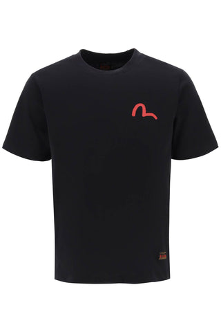 seagull print t-shirt 0ELBSM0TS540XXCT BLACK