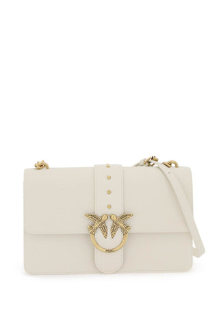 classic love icon simply bag 100053 A0F1 BIANCO SETA-ANTIQUE GOLD