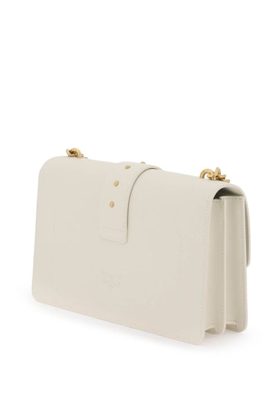 classic love icon simply bag 100053 A0F1 BIANCO SETA-ANTIQUE GOLD