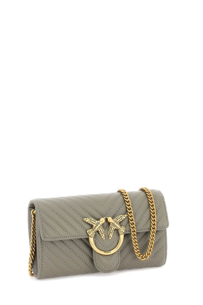 love bag chevron crossbody bag 100062 A0GK NOCE-ANTIQUE GOLD