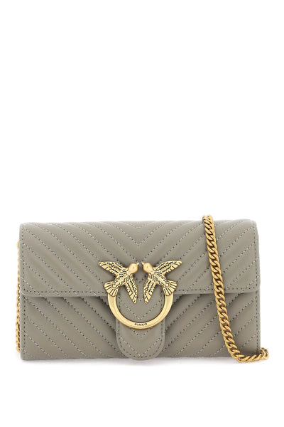 love bag chevron crossbody bag 100062 A0GK NOCE-ANTIQUE GOLD