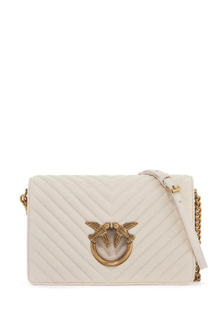 classic love bag click bag 100063 A0GK BIANCO SETA-ANTIQUE GOLD