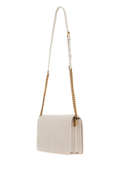 classic love bag click bag 100063 A0GK BIANCO SETA-ANTIQUE GOLD