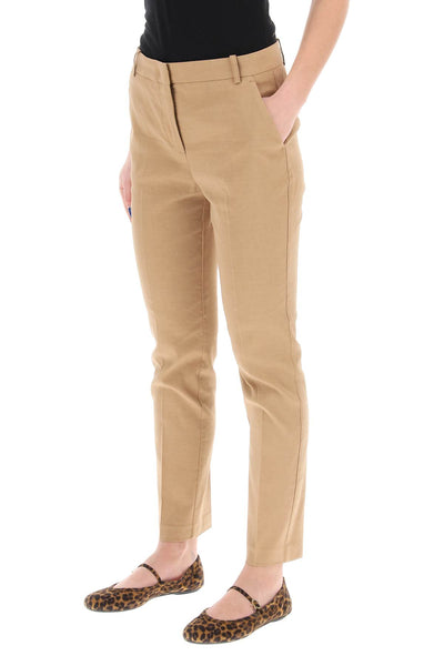 bello cigarette pants 100155 A0IM BEIGE BRUNO FULVO