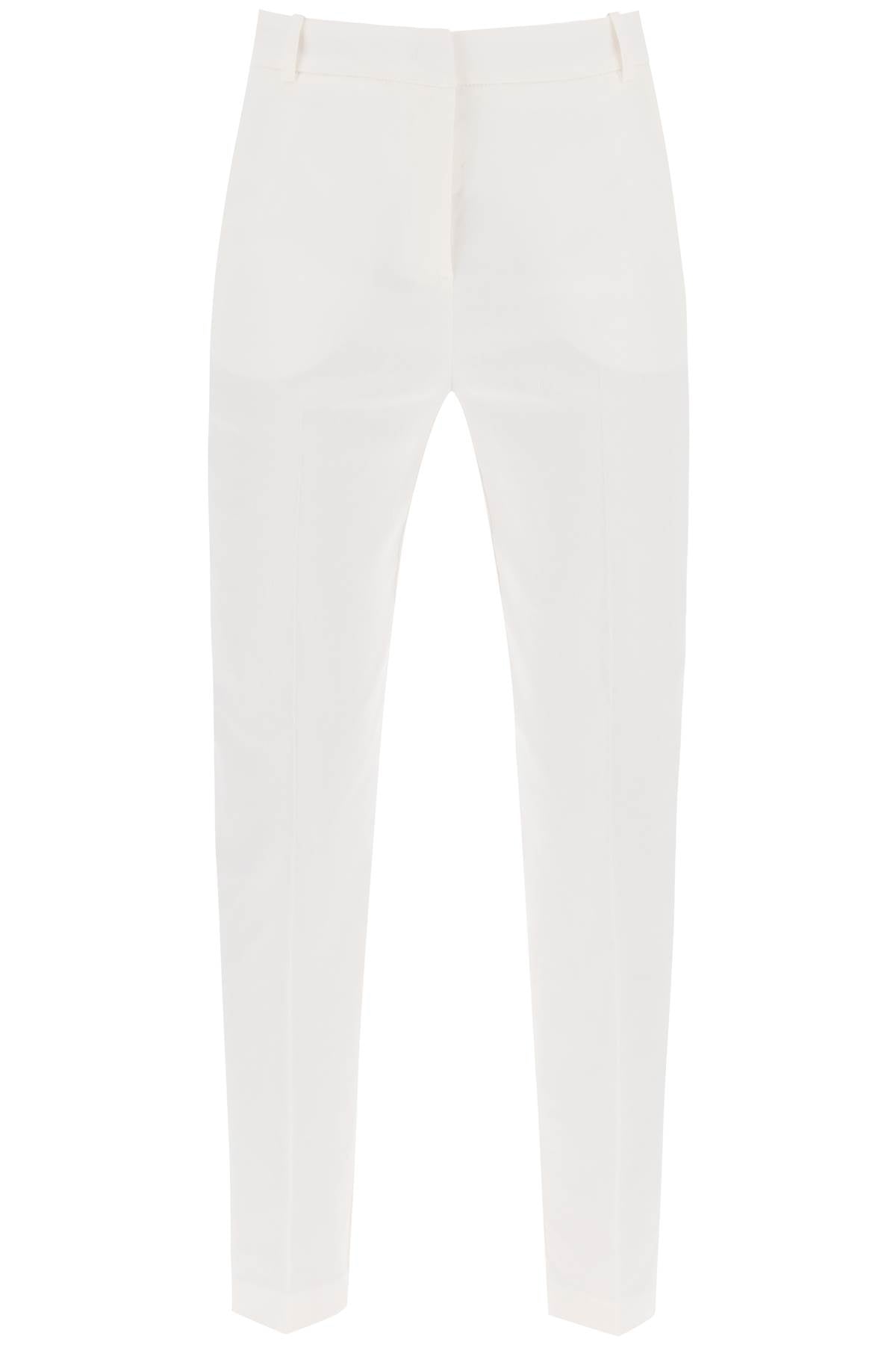 bello cigarette pants 100155 A0IM BIANCO SETA