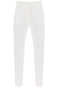 bello cigarette pants 100155 A0IM BIANCO SETA