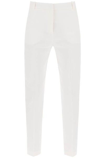 bello cigarette pants 100155 A0IM BIANCO SETA