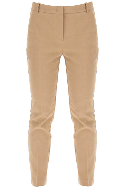 bello cigarette pants 100155 A0IM BEIGE BRUNO FULVO