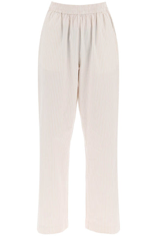 organic cotton striped claudia pants 10045 24119 GOTS BEIGE WHITE STRIPE