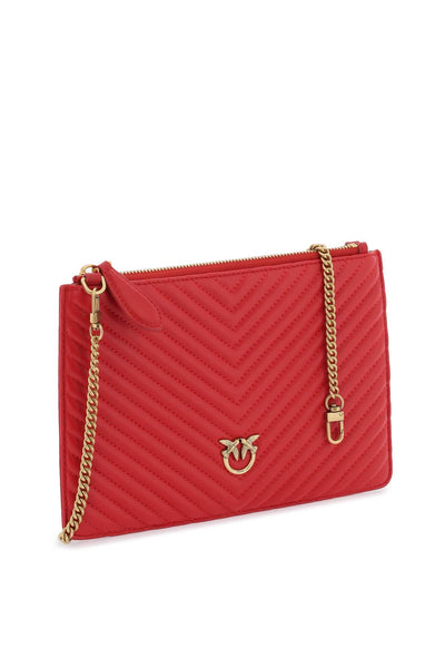 classic flat love bag simply 100455 A0GK ROSSO ANTIQUE GOLD