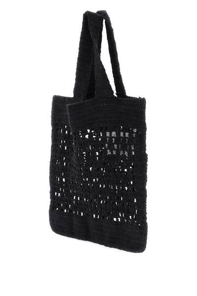 evalu crochet handbag in 9 10054 24157 BLACK