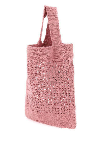 evalu crochet handbag in 9 10054 24157 FADED ROSE