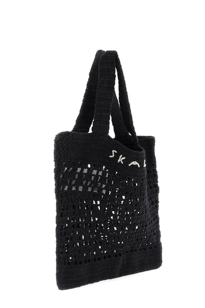 evalu crochet handbag in 9 10054 24157 BLACK