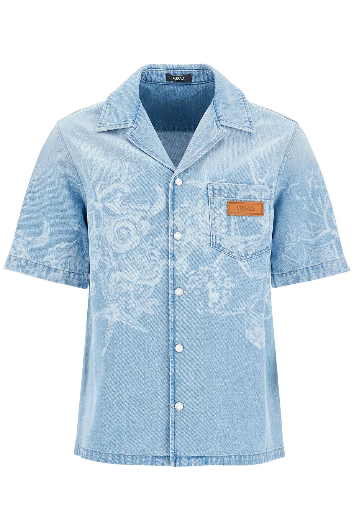 barocco sea denim shirt 1007836 1A11107 LIGHT BLUE