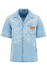 barocco sea denim shirt 1007836 1A11107 LIGHT BLUE