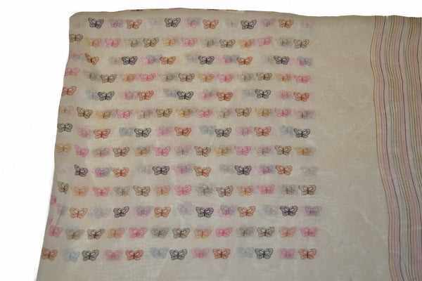 bottega veneta colorful butterfly 100% silk scarf | Shop Now at Italystation.com