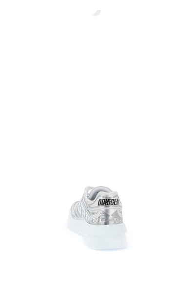 Versace odissea 希臘迴紋運動鞋 1008124 1A10367 銀白色