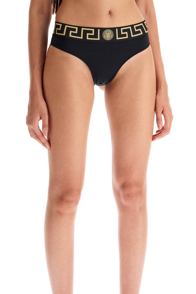 bikini bottom with greek border 1008585 1A11119 BLACK