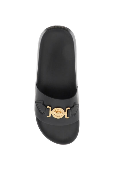 medusa biggie slides 1010628 DV46G BLACK-VERSACE GOLD