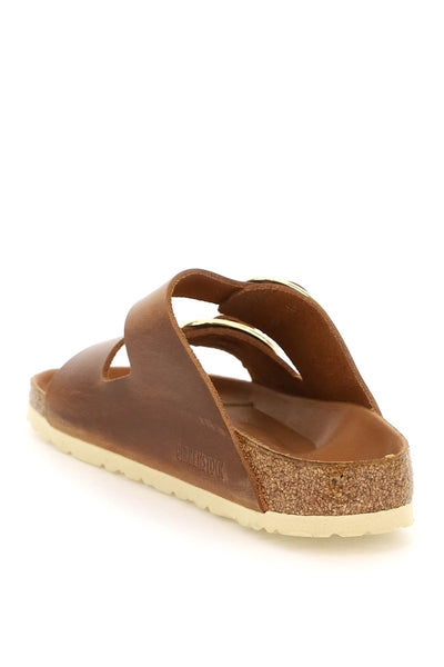 big buckle arizona slides 1011073 COGNAC