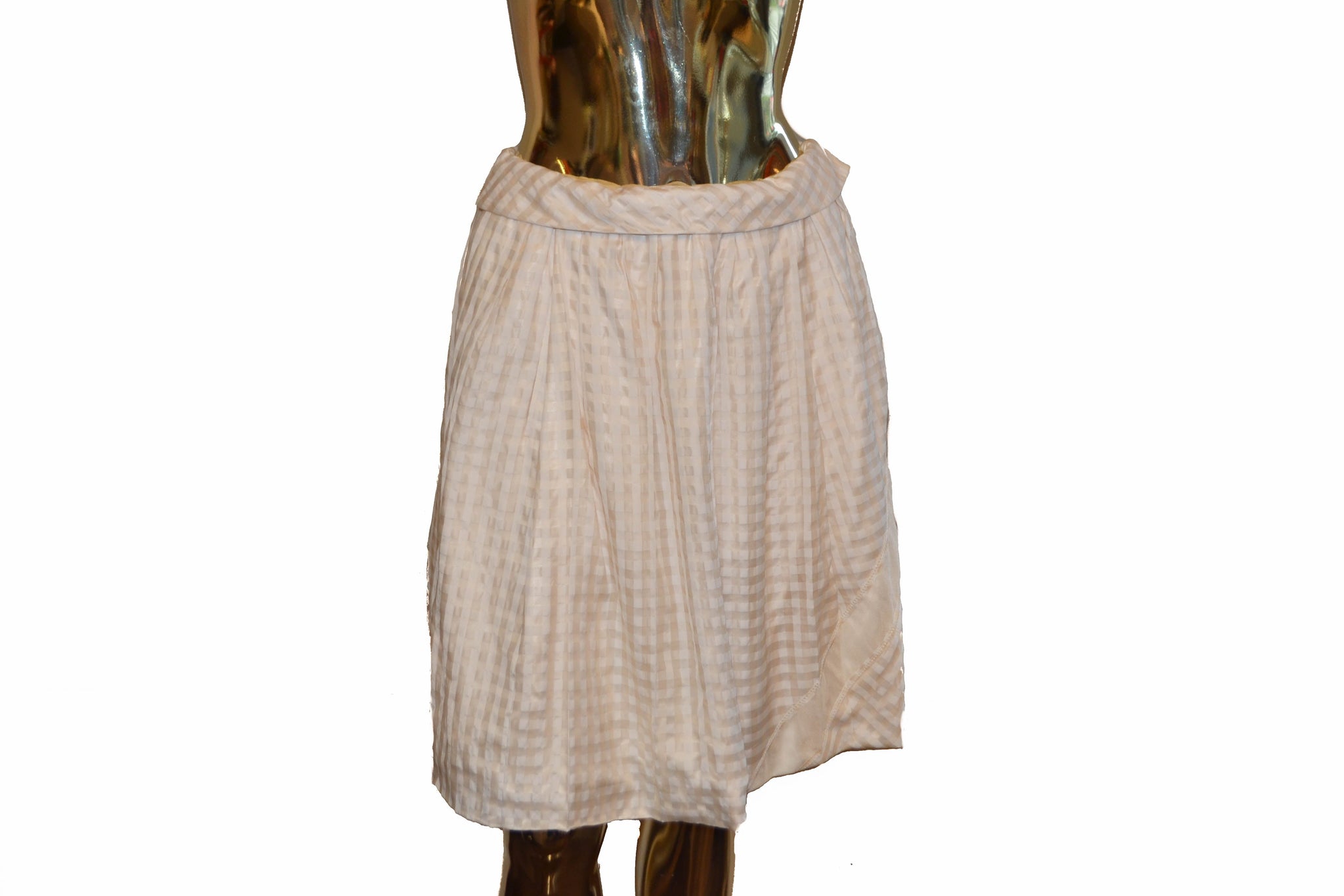 New Louis Vuitton Beige Skirt Size 34