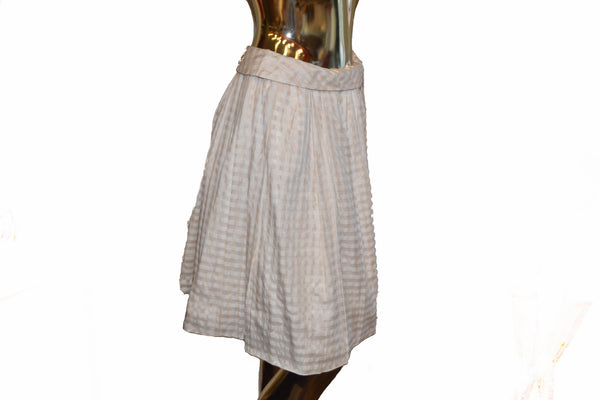 New Louis Vuitton Beige Skirt Size 34