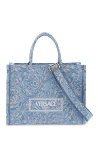 Versace athena barocco 手提包 1011562 1A09741 淡藍色龍膽藍 VE
