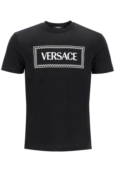 embroidered logo t-shirt 1011694 1A08584 BLACK