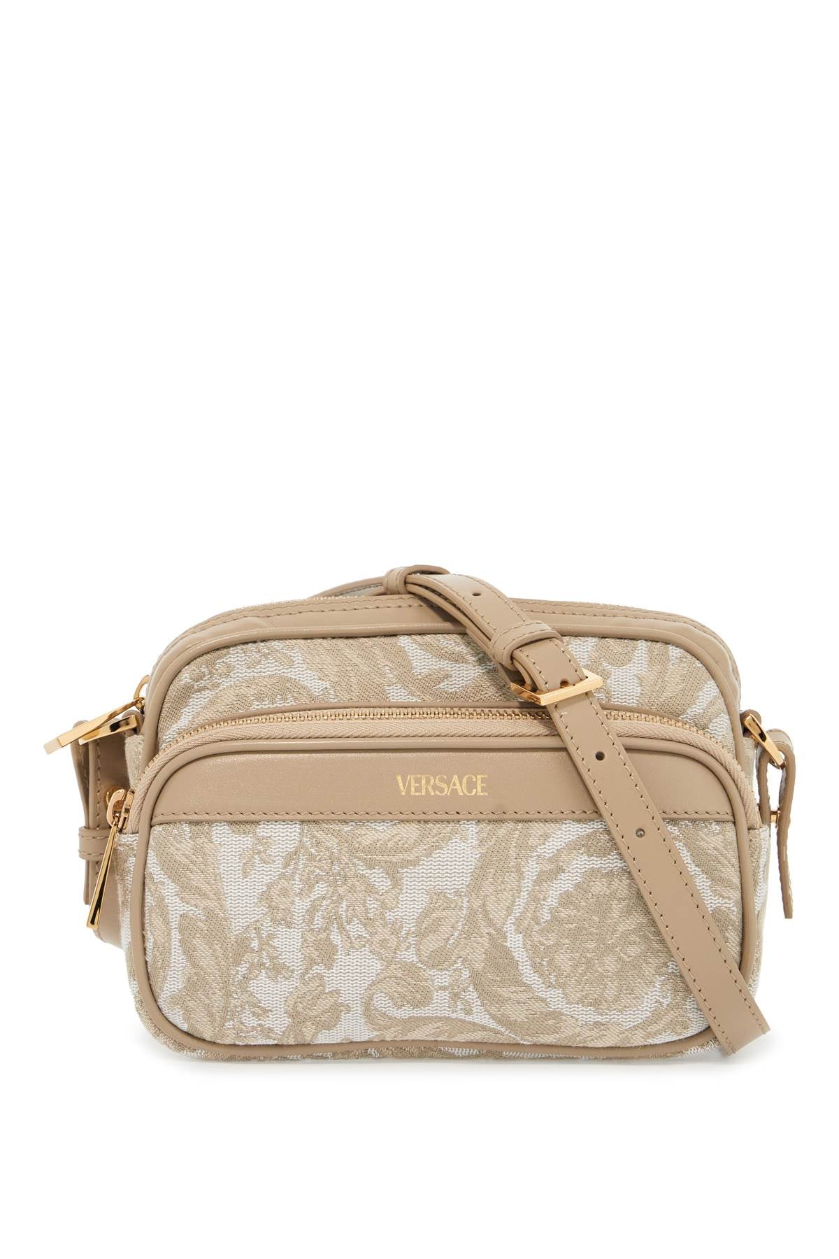 baroque messenger bag 1012856 1A09321 BEIGE+BEIGE-VERSACE GOLD