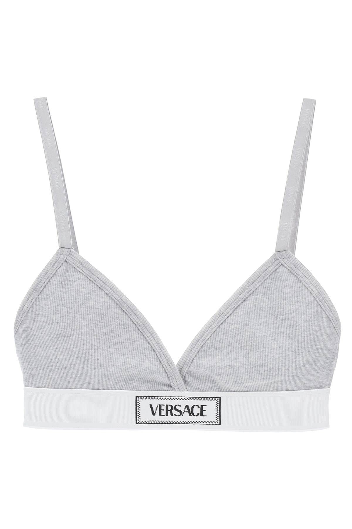 90s logo ribbed bralette 1013503 1A09551 GREY MELANGES