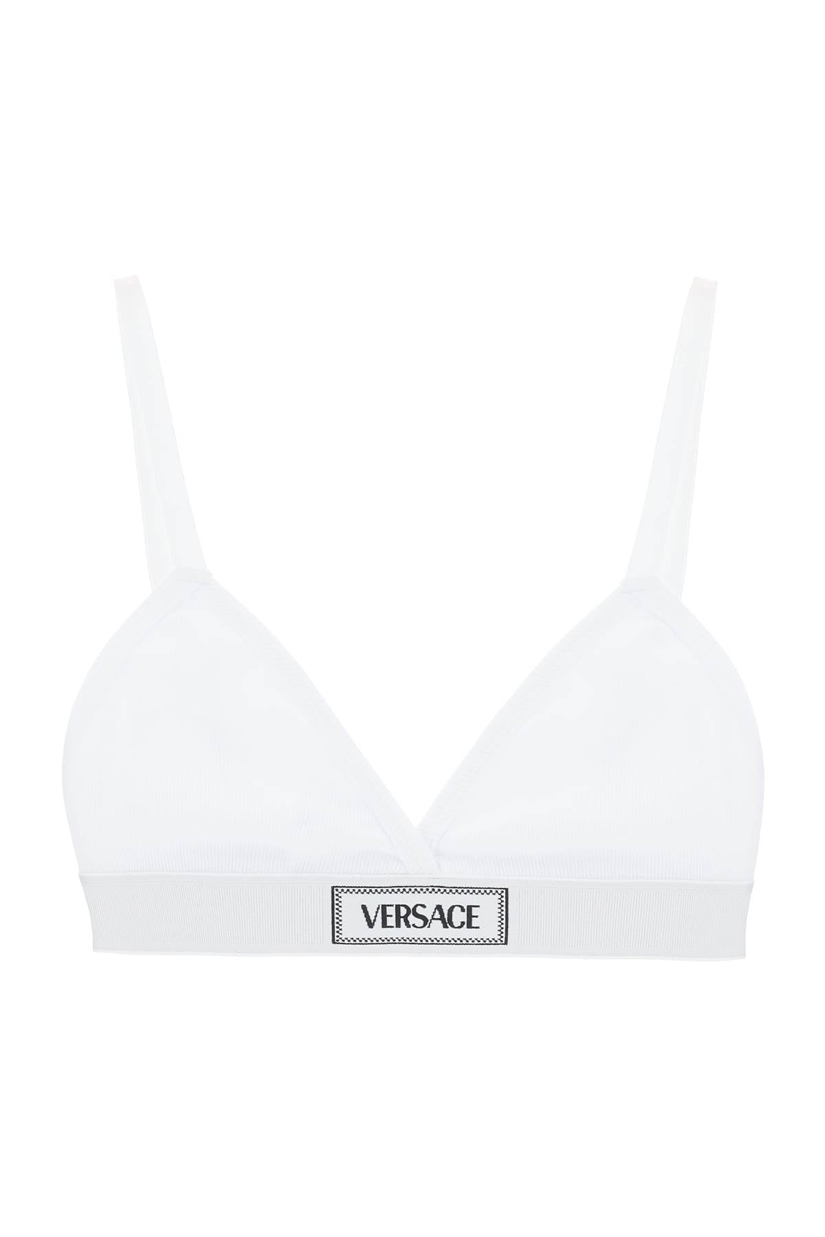 90s logo ribbed bralette 1013503 1A09551 WHITE