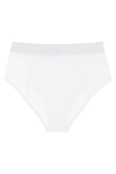 ribbed briefs with '90s logo 1013505 1A09551 WHITE