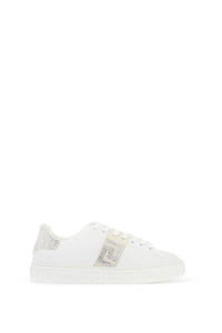 "greca crystal sneakers 1013568 1A11545 WHITE+IVORY