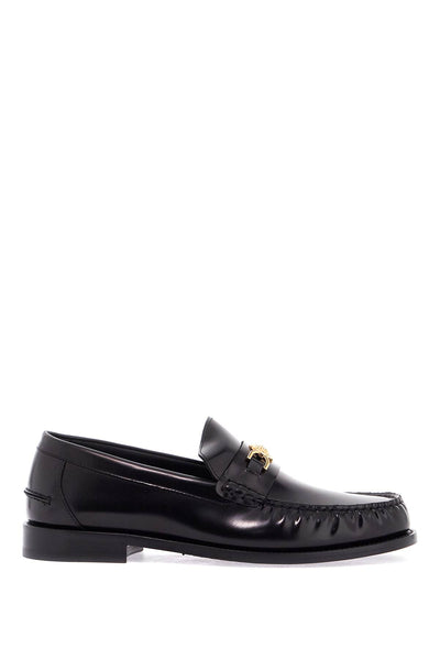 VERSACE medusa '95 loafers 1013592 1A09912 BLACK-VERSACE GOLD | Italystation.com - Shop Now at italystation.com